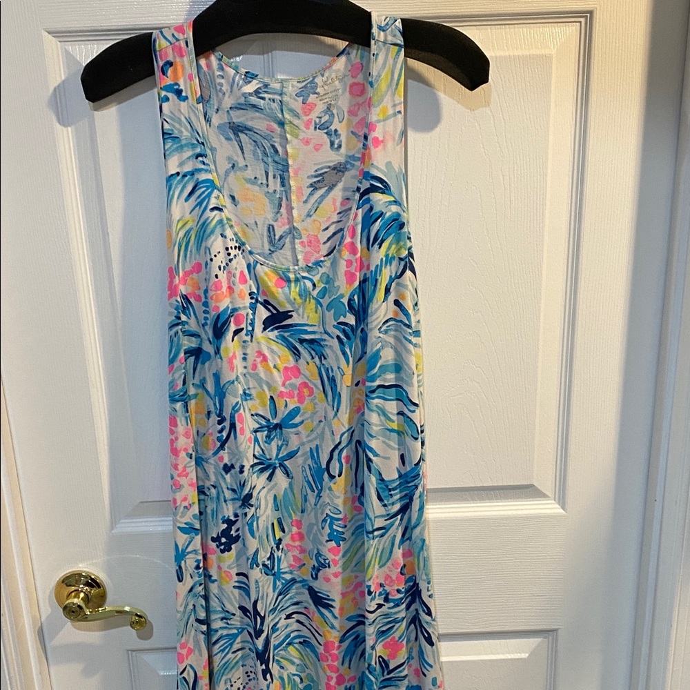 Lilly pulitzer xl dress/coverup tippy top